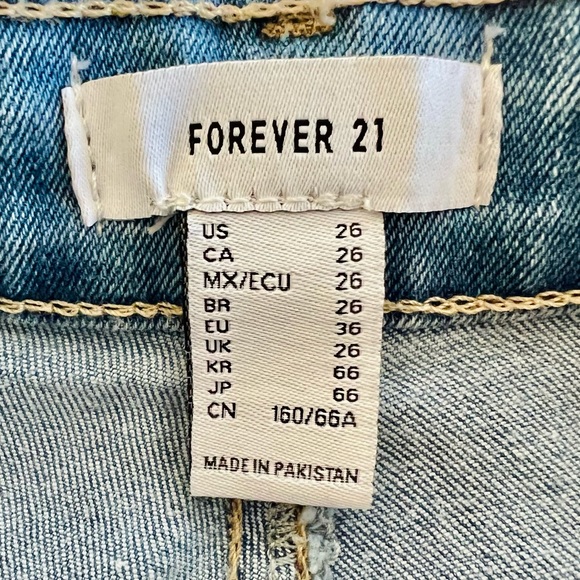 Forever 21 Essential Mid Rise Medium Wash 5-Pocket Sculpting Stretch Skinny Jean - Picture 9 of 11